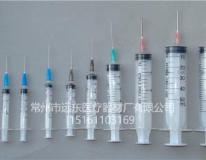 Disposable sterile syringe